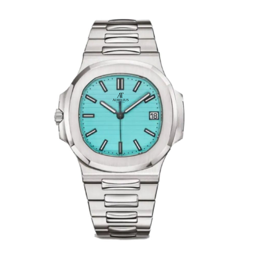Integrated Classic 40 – Tiffany Blau Zifferblatt | Stahl Armband & Horizontale Textur