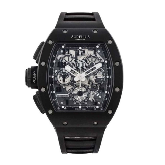 Skelett-Chronograph 44 – Skelettiertes Zifferblatt | Composite-Gehäuse & Kautschukarmband