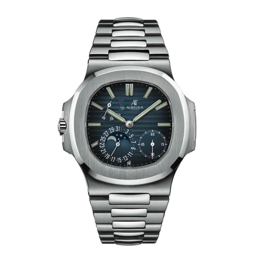 Integrated Komplikation 40 – Blau Zifferblatt | Stahl Armband & Multifunktions-Anzeige